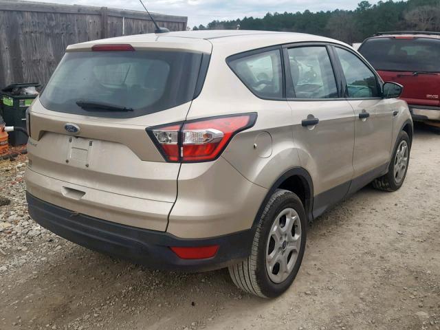 1FMCU0F79JUB36123 - 2018 FORD ESCAPE S GOLD photo 4