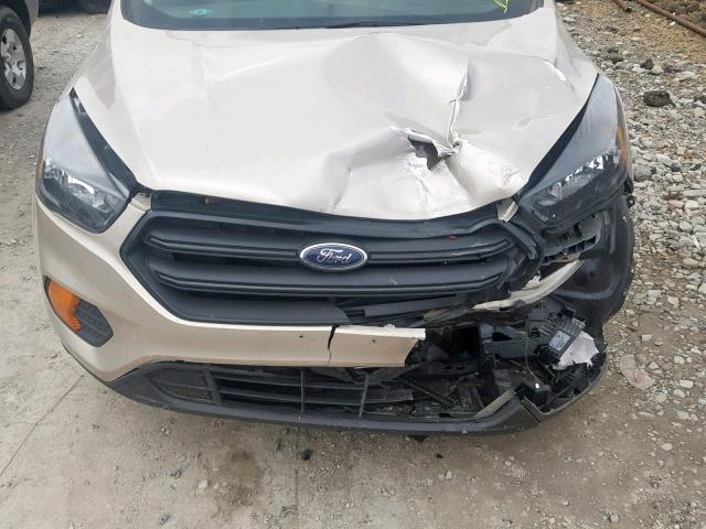 1FMCU0F79JUB36123 - 2018 FORD ESCAPE S GOLD photo 7