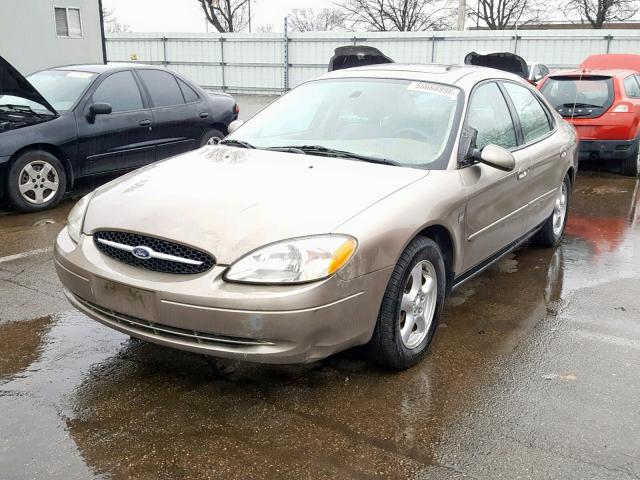 1FAFP55S03A208512 - 2003 FORD TAURUS SES TAN photo 2