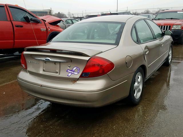 1FAFP55S03A208512 - 2003 FORD TAURUS SES TAN photo 4