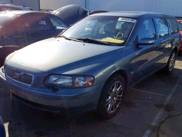 YV1SW59V442406662 - 2004 VOLVO V70 FWD BLUE photo 2