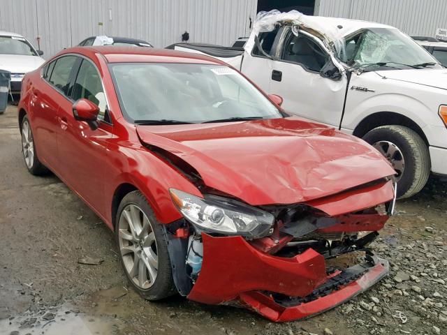 JM1GJ1V66F1174222 - 2015 MAZDA 6 TOURING RED photo 1