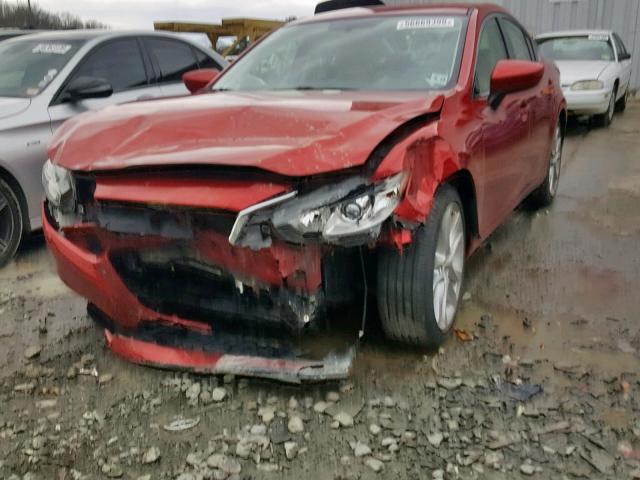 JM1GJ1V66F1174222 - 2015 MAZDA 6 TOURING RED photo 2