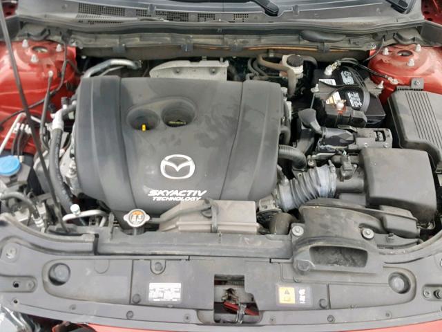 JM1GJ1V66F1174222 - 2015 MAZDA 6 TOURING RED photo 7