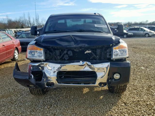 1N6BA0EC0AN325936 - 2010 NISSAN TITAN XE BLACK photo 9