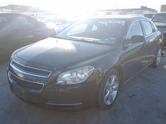 1G1ZD5EB5AF224908 - 2010 CHEVROLET MALIBU 2LT BLACK photo 2