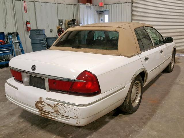 2MEFM75W51X673744 - 2001 MERCURY GRAND MARQ WHITE photo 4