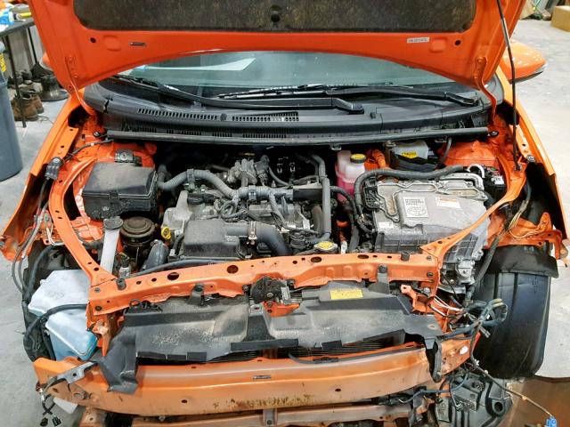 JTDKDTB30C1017188 - 2012 TOYOTA PRIUS C ORANGE photo 7