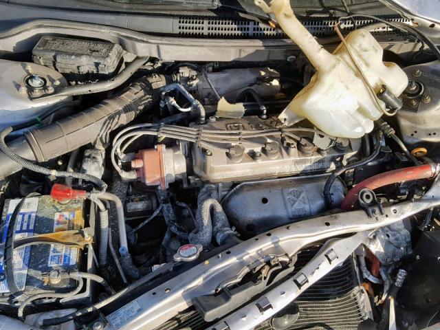 1HGCF86661A029425 - 2001 HONDA ACCORD VAL SILVER photo 7