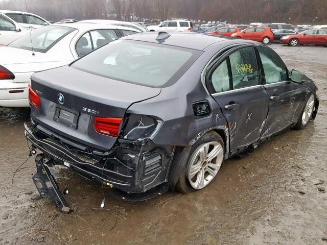 WBA8D9G54HNU58780 - 2017 BMW 330 XI GRAY photo 4