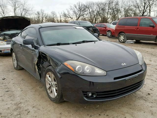 KMHHM66D88U265012 - 2008 HYUNDAI TIBURON GS BLACK photo 1