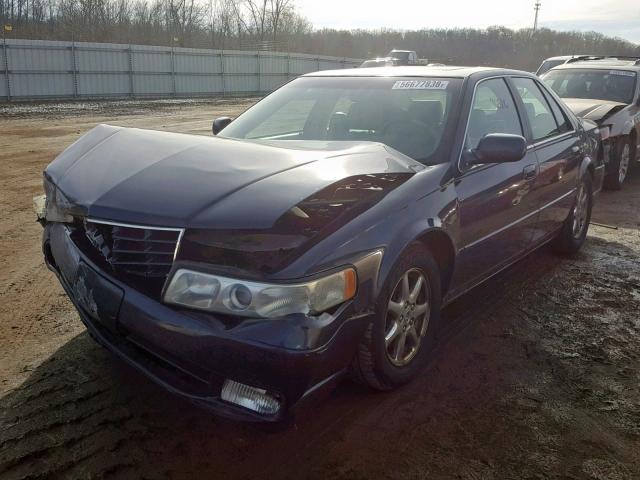 1G6KY5498YU204513 - 2000 CADILLAC SEVILLE ST BLACK photo 2