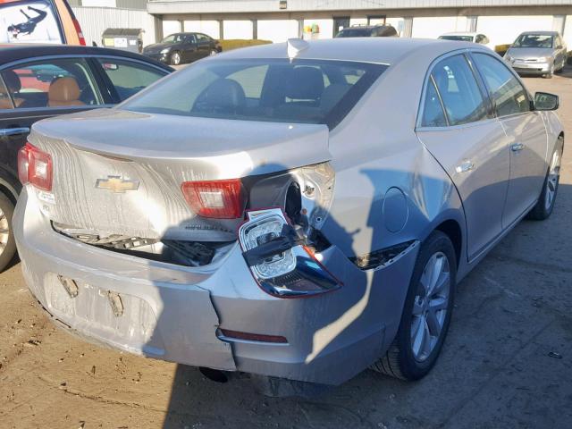 1G11F5SL2FU120917 - 2015 CHEVROLET MALIBU LTZ SILVER photo 4