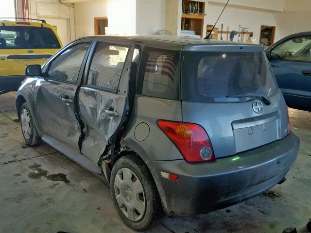 JTKKT624550081614 - 2005 TOYOTA SCION XA GRAY photo 3