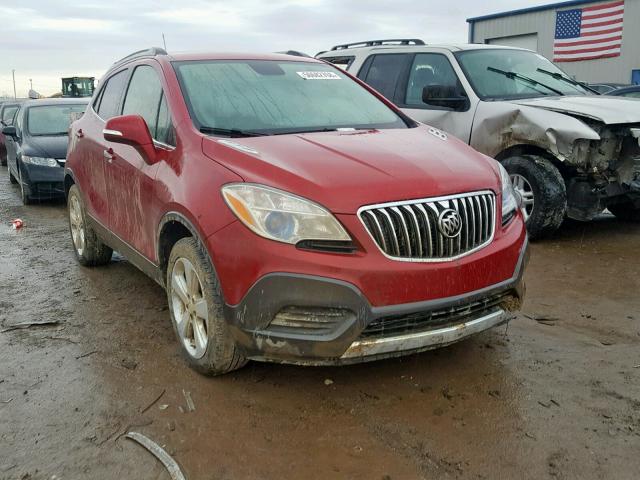 KL4CJASB4FB061504 - 2015 BUICK ENCORE RED photo 1