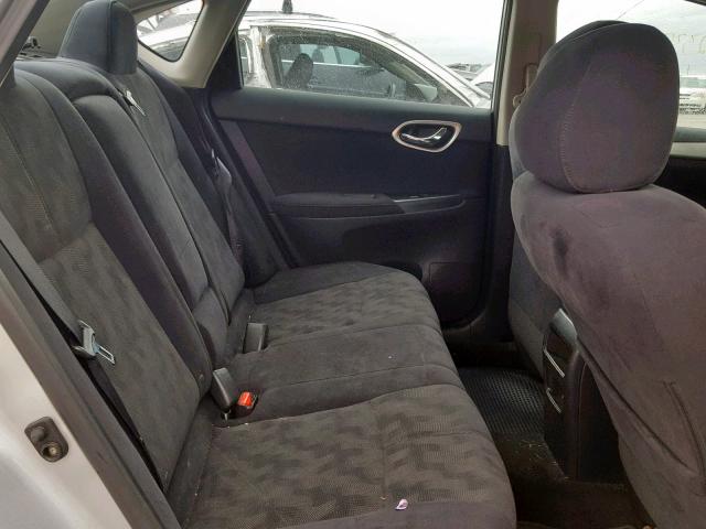 3N1AB7AP2DL724710 - 2013 NISSAN SENTRA SILVER photo 6