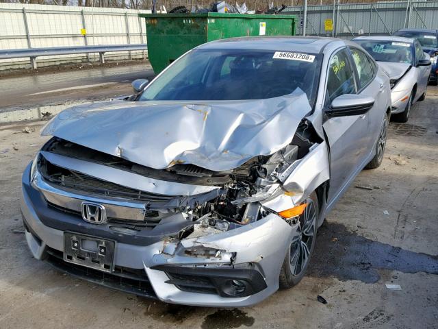 19XFC1F72GE032333 - 2016 HONDA CIVIC EXL SILVER photo 2