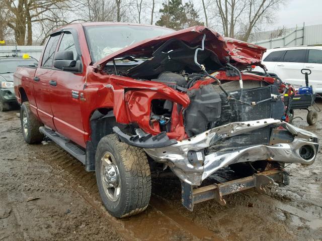 3D7KS28A78G155704 - 2008 DODGE RAM 2500 S RED photo 1