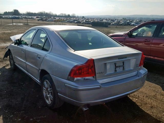 YV1RH592082697827 - 2008 VOLVO S60 2.5T SILVER photo 3