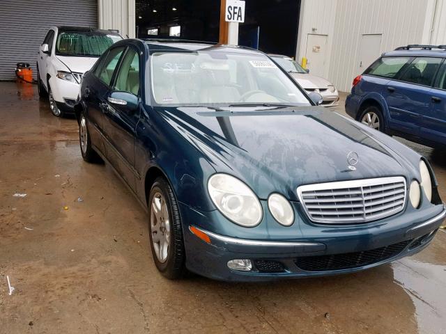 WDBUF65J83A288948 - 2003 MERCEDES-BENZ E 320 GREEN photo 1