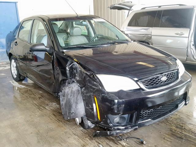 1FAFP34N87W247910 - 2007 FORD FOCUS ZX4 BLACK photo 1