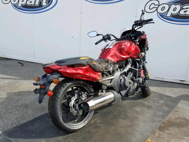 JH2RC6953JK400020 - 2018 HONDA CTX700 D BURGUNDY photo 4