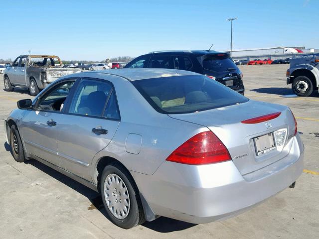 1HGCM56127A010193 - 2007 HONDA ACCORD VAL SILVER photo 3