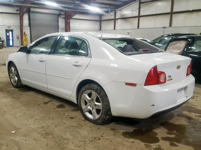 1G1ZA5EUXCF391150 - 2012 CHEVROLET MALIBU LS WHITE photo 3