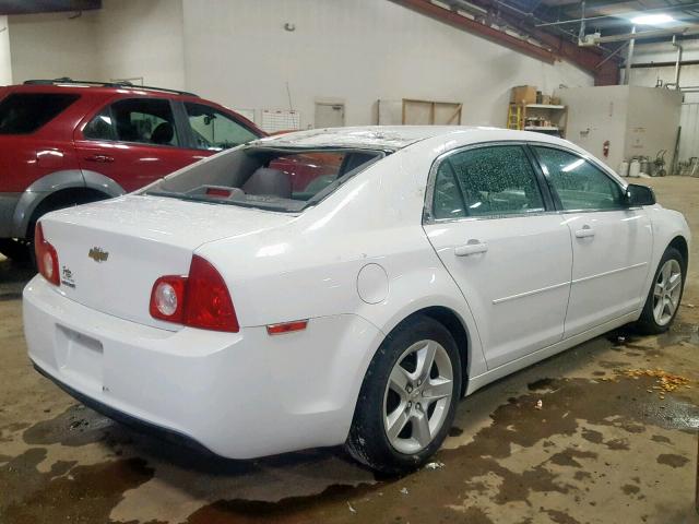 1G1ZA5EUXCF391150 - 2012 CHEVROLET MALIBU LS WHITE photo 4