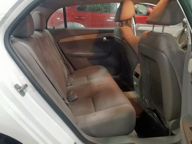 1G1ZA5EUXCF391150 - 2012 CHEVROLET MALIBU LS WHITE photo 6