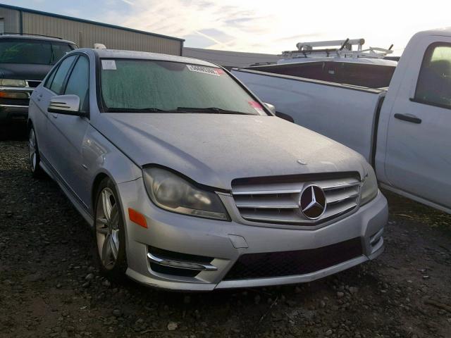 WDDGF4HB7CR231476 - 2012 MERCEDES-BENZ C 250 SILVER photo 1