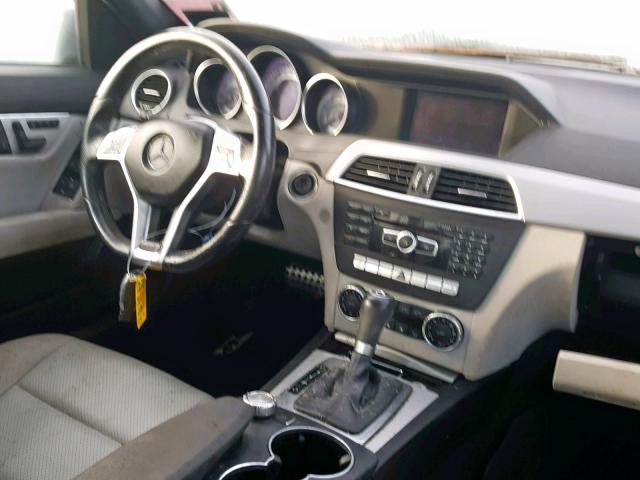 WDDGF4HB7CR231476 - 2012 MERCEDES-BENZ C 250 SILVER photo 9