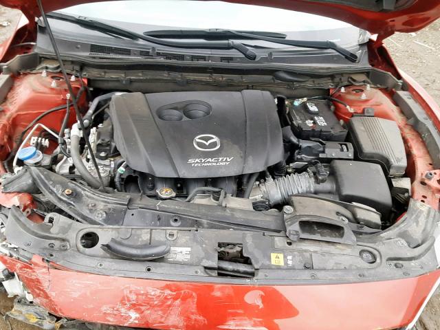 JM1GJ1V58G1423712 - 2016 MAZDA 6 TOURING RED photo 7