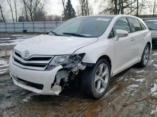 4T3BK3BB2FU115223 - 2015 TOYOTA VENZA LE WHITE photo 2