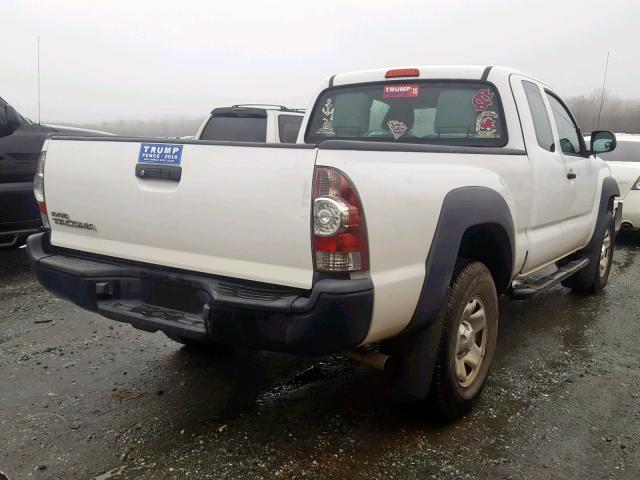 5TETU4GN0AZ717025 - 2010 TOYOTA TACOMA PRE WHITE photo 4