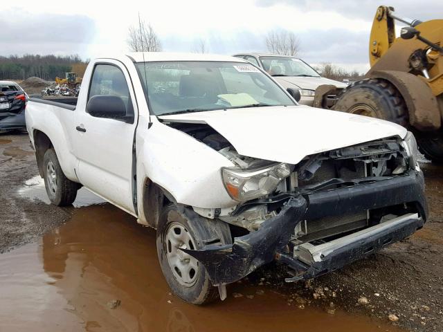 5TFNX4CN3EX038045 - 2014 TOYOTA TACOMA WHITE photo 1