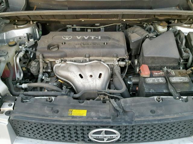 JTLKE50E881005041 - 2008 TOYOTA SCION XB 银色 照片 7