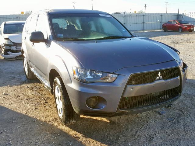 JA4AS2AWXAZ012290 - 2010 MITSUBISHI OUTLANDER GRAY photo 1