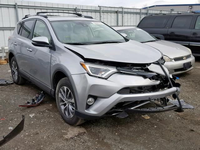 JTMRJREV1JD154224 - 2018 TOYOTA RAV4 HV LE SILVER photo 1