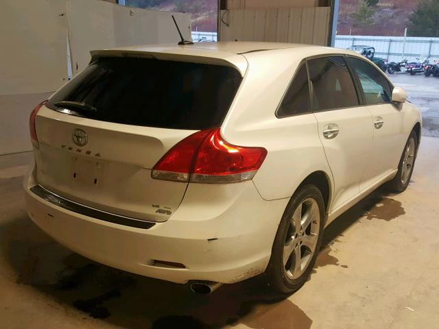 4T3BK11A09U022444 - 2009 TOYOTA VENZA BASE WHITE photo 4