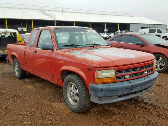 1B7GL23X9TS566435 - 1996 DODGE DAKOTA RED photo 1