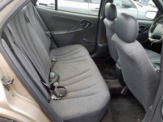 1G1JC524727196370 - 2002 CHEVROLET CAVALIER B BEIGE photo 6