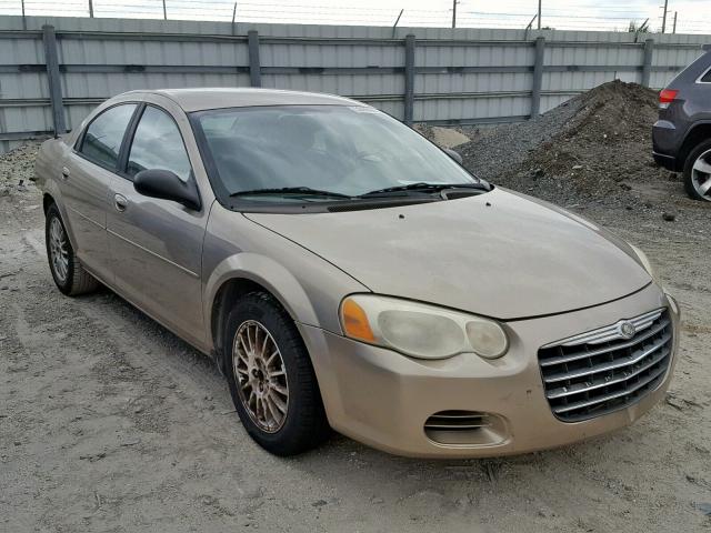 1C3EL56R54N328804 - 2004 CHRYSLER SEBRING LX GOLD photo 1