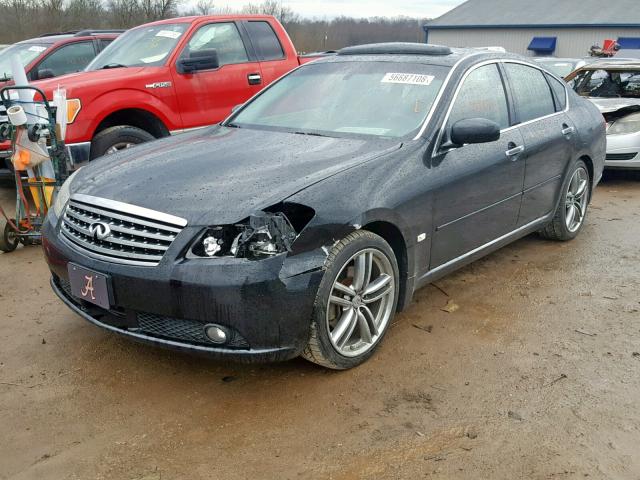 JNKBY01E57M400407 - 2007 INFINITI M45 BASE BLACK photo 2