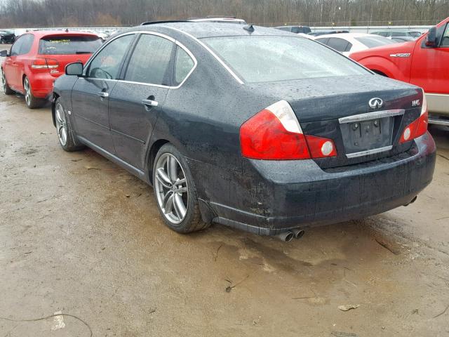 JNKBY01E57M400407 - 2007 INFINITI M45 BASE BLACK photo 3