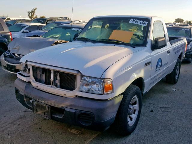 1FTKR1ADXBPA25004 - 2011 FORD RANGER WHITE photo 2