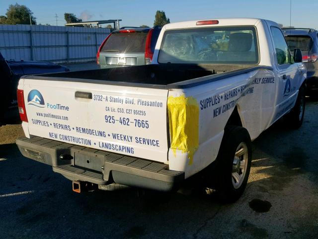 1FTKR1ADXBPA25004 - 2011 FORD RANGER WHITE photo 4