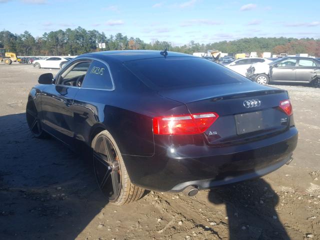 WAUDK78T49A044414 - 2009 AUDI A5 QUATTRO BLACK photo 3