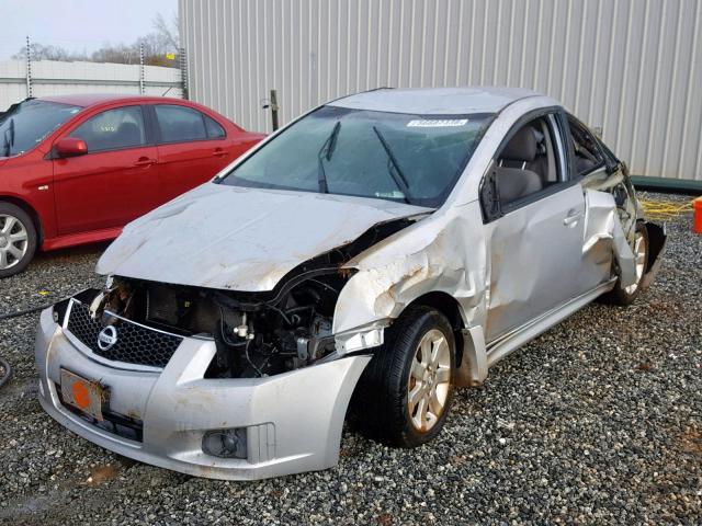 3N1AB6AP9BL658227 - 2011 NISSAN SENTRA 2.0 SILVER photo 2