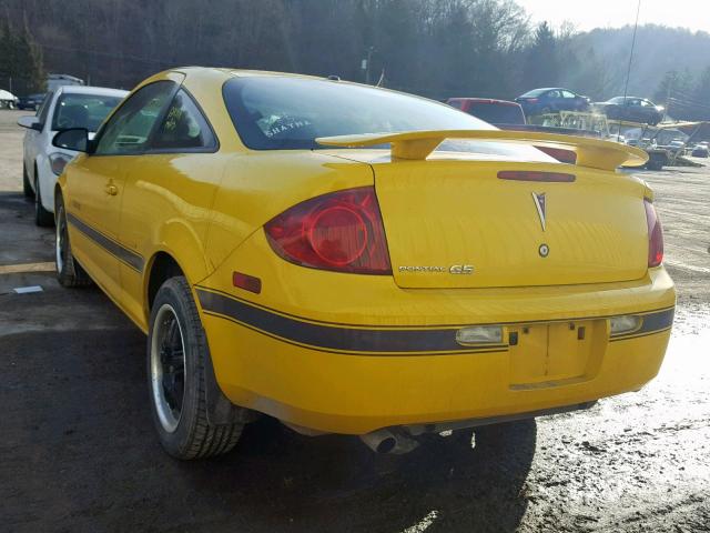 1G2AL15F077379473 - 2007 PONTIAC G5 YELLOW photo 3